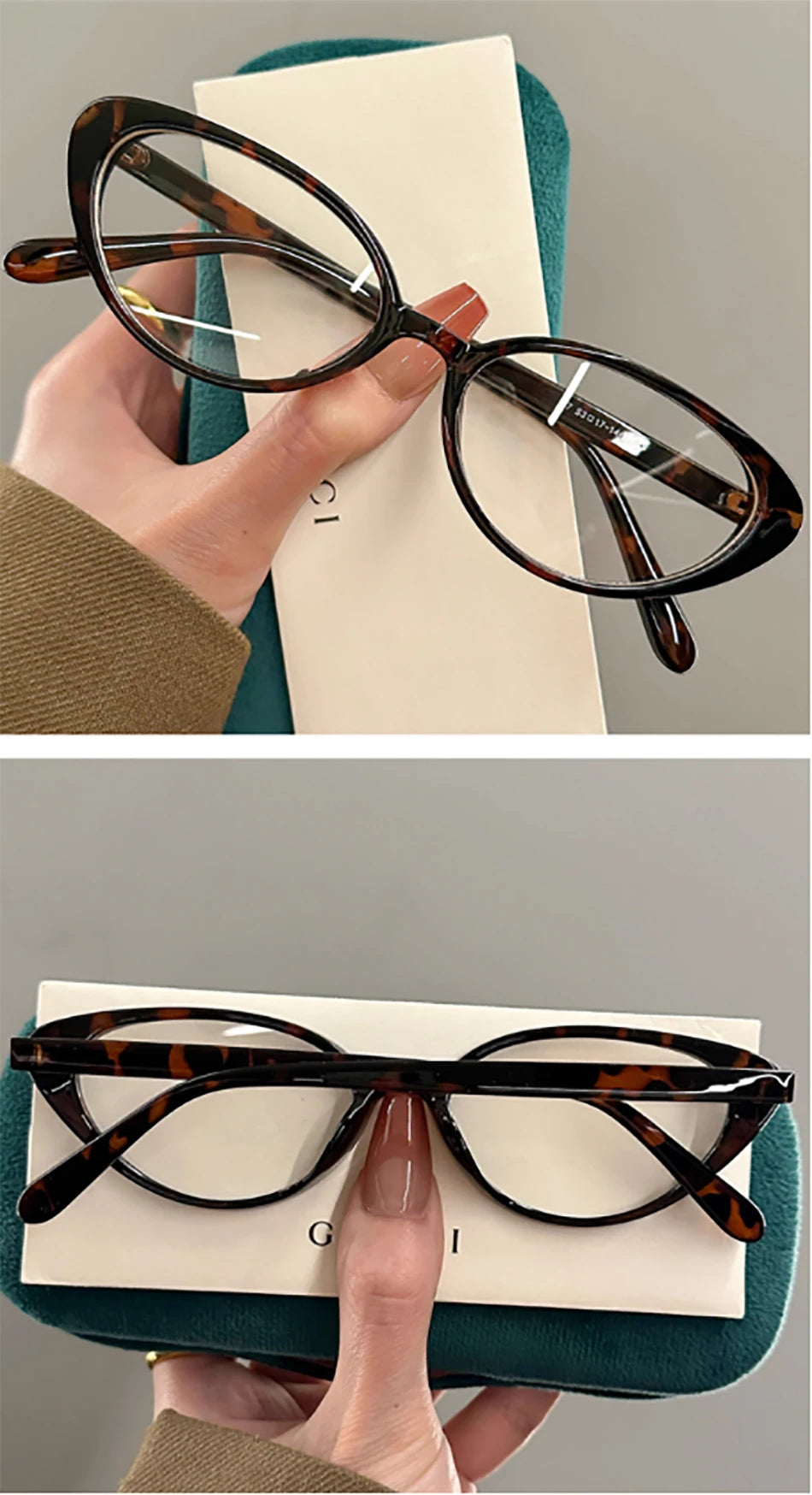 Classic Tortoise Shell Cat-Eye Glasses – Vintage Chic Frame
