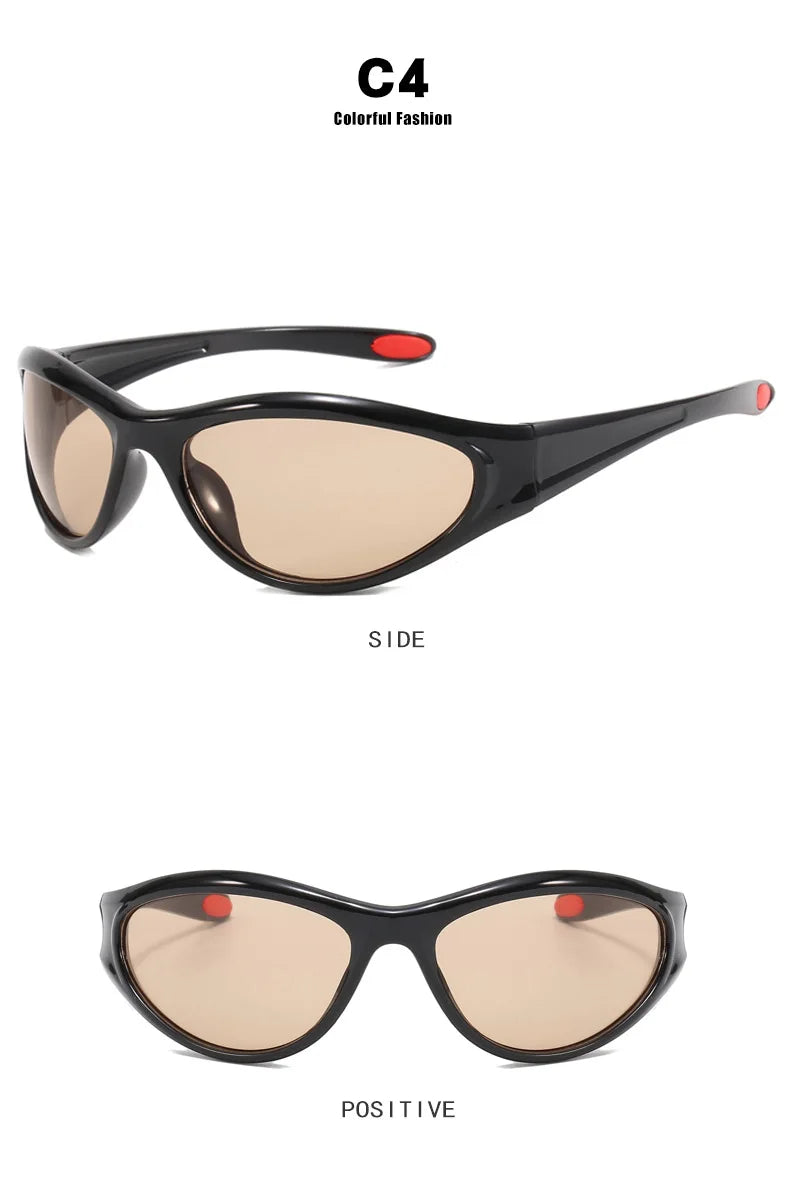 Sleek Sporty Black Sunglasses – Streetwear Vibes