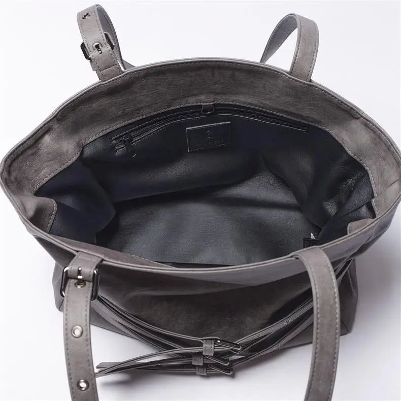 Belt Detail Structured Shoulder Bag