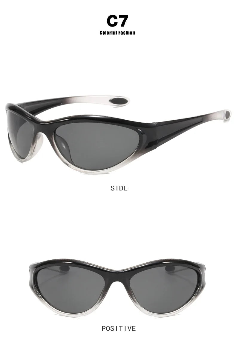 Sleek Sporty Black Sunglasses – Streetwear Vibes