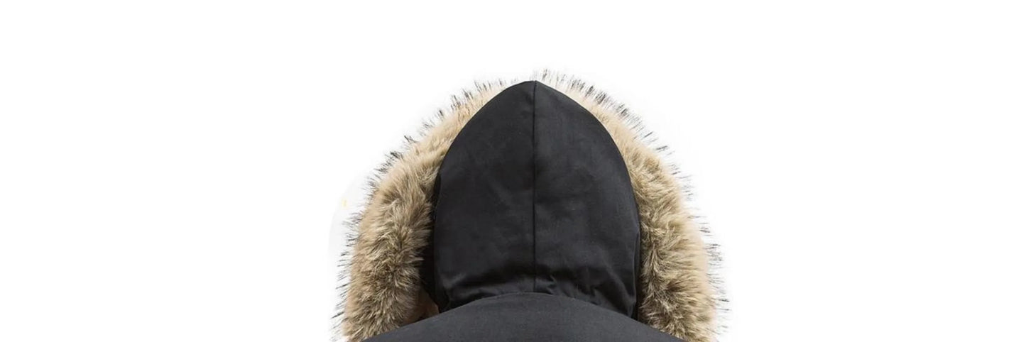 Fur Hood Winter Bomber Jacket