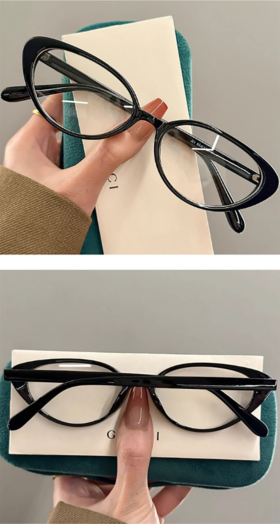 Classic Tortoise Shell Cat-Eye Glasses – Vintage Chic Frame