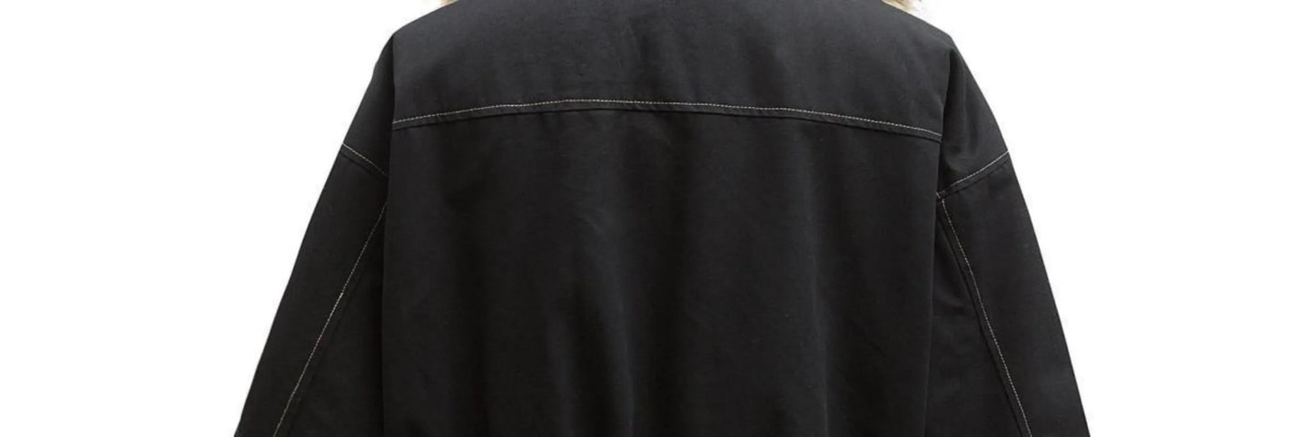 Fur Hood Winter Bomber Jacket