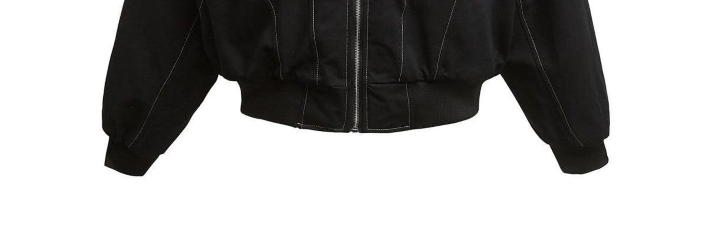 Fur Hood Winter Bomber Jacket