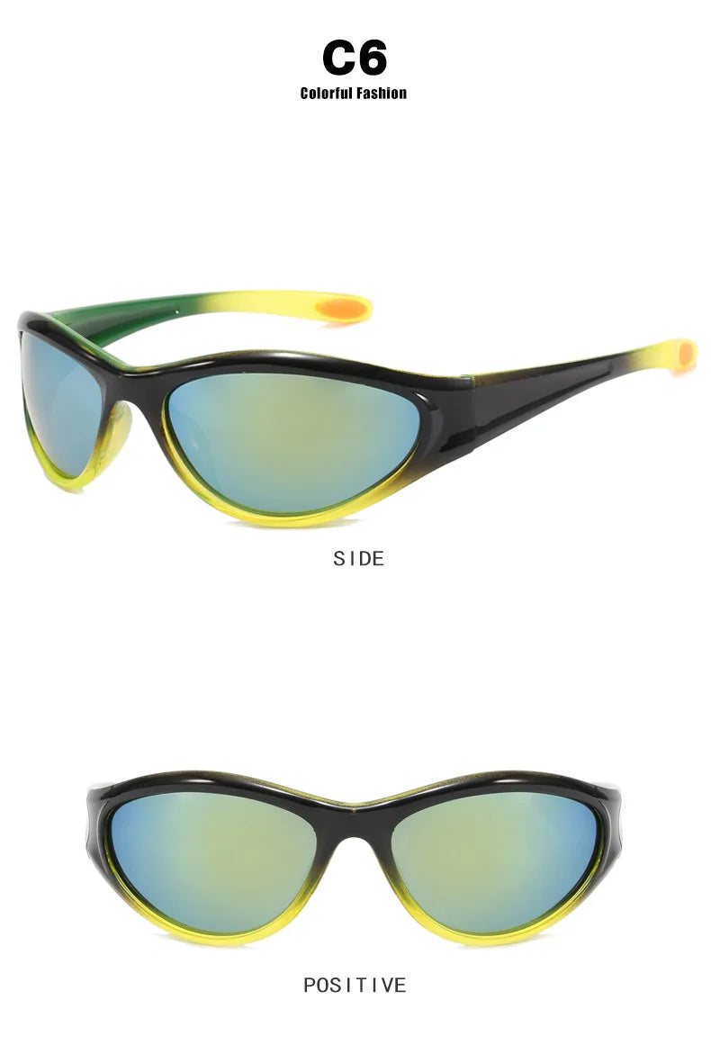 Sleek Sporty Black Sunglasses – Streetwear Vibes