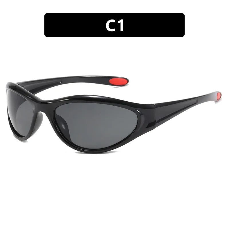 Sleek Sporty Black Sunglasses – Streetwear Vibes